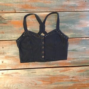 Studded, crop top